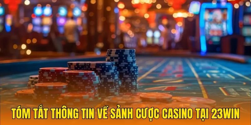 Tóm tắt thông tin về sảnh cược Casino tại 23WIN